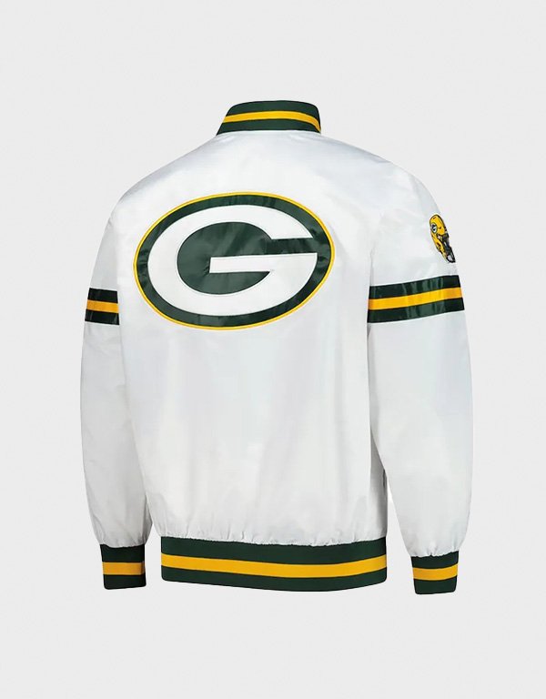 green bay packers scout varsity satin jacket green bay packers scout varsity satin jacket
