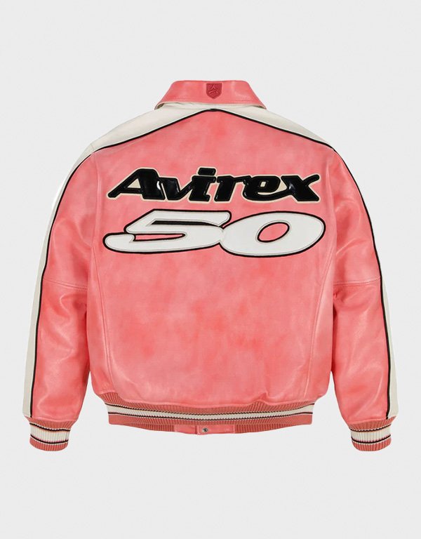 hellstar x avirex salvage red-leather jacket hellstar x avirex salvage red-leather jacket