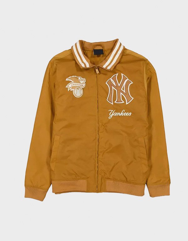ny yankees logo select nylon jacket ny yankees logo select nylon jacket