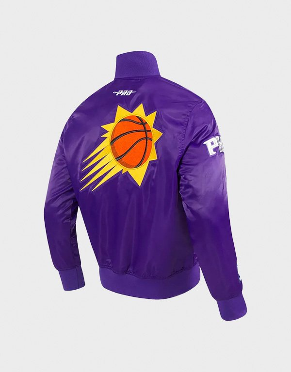 phoenix suns 2024 25 city edition pro standard purple satin jacket phoenix suns 2024 25 city edition pro standard purple satin jacket
