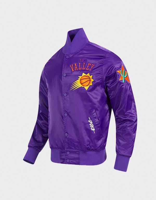 phoenix suns pro standard purple satin jacket phoenix suns pro standard purple satin jacket