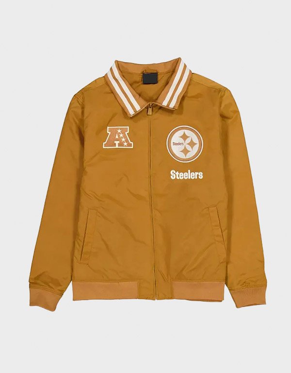 pittsburgh steelers logo select nylon jacket pittsburgh steelers logo select nylon jacket