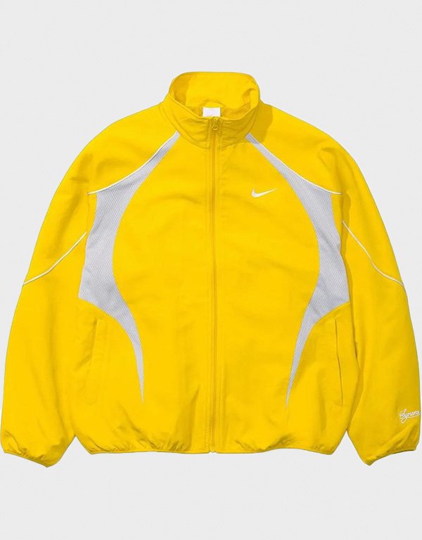 supreme x nike yellow track jacket supreme x nike yellow track jacket