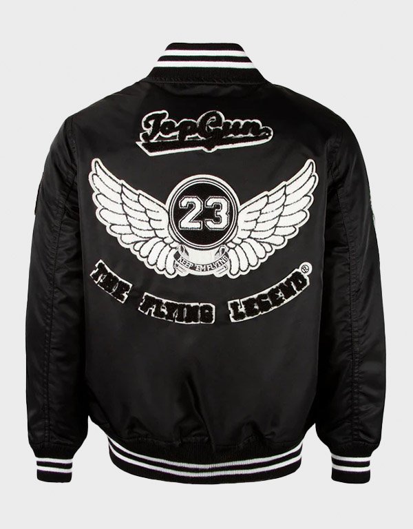 top gun flying legend lightweight black nylon jacket top gun flying legend lightweight black nylon jacket