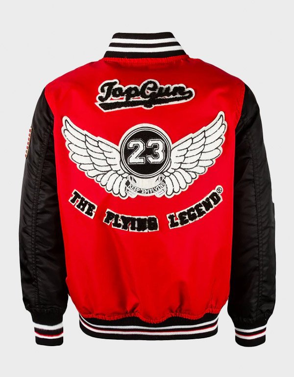 top gun flying legend lightweight red nylon jacket top gun flying legend lightweight red nylon jacket