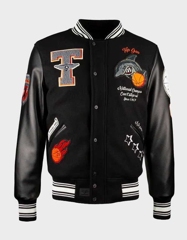 top gun shark varsity jacket top gun shark varsity jacket
