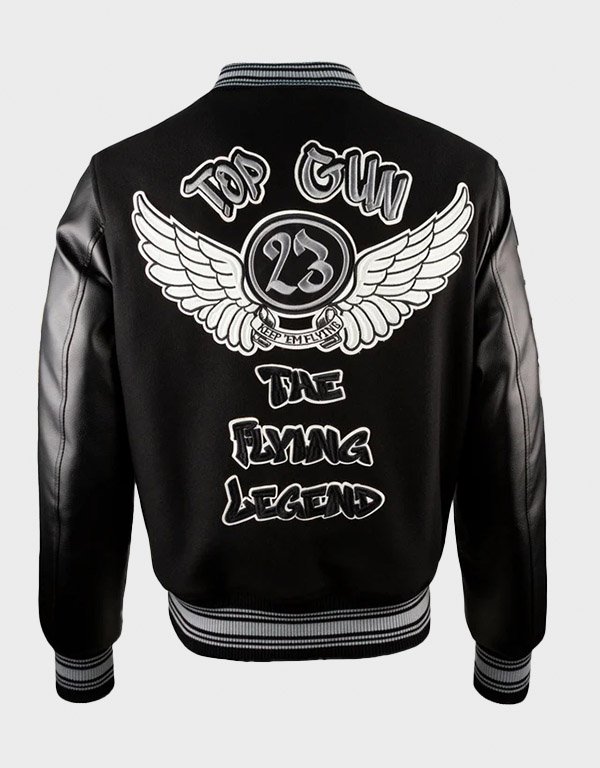 top gun the new flying legend varsity jacket top gun the new flying legend varsity jacket