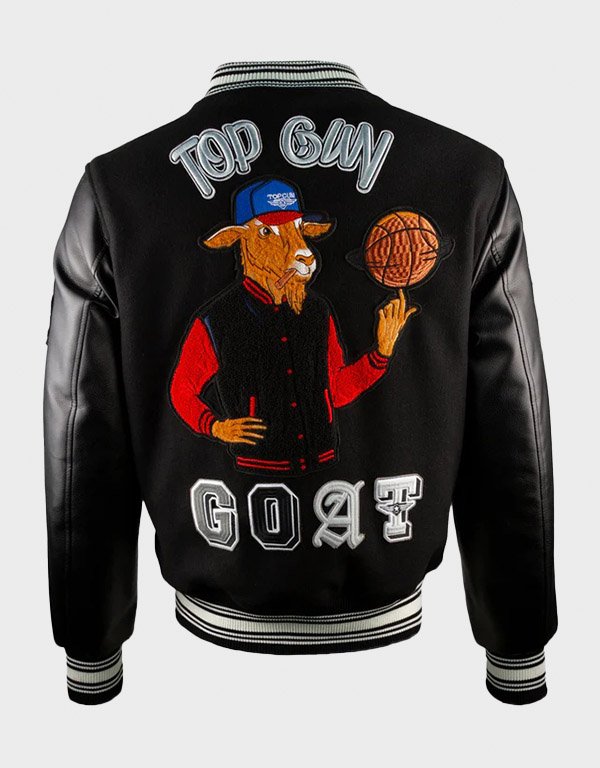 top gun the new goat black varsity jacket top gun the new goat black varsity jacket