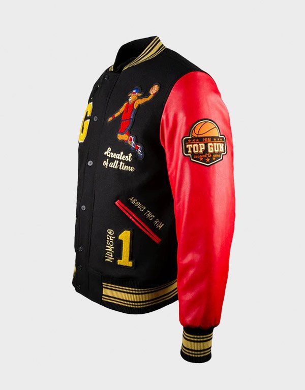 top gun the new goat red varsity style jacket top gun the new goat red varsity style jacket