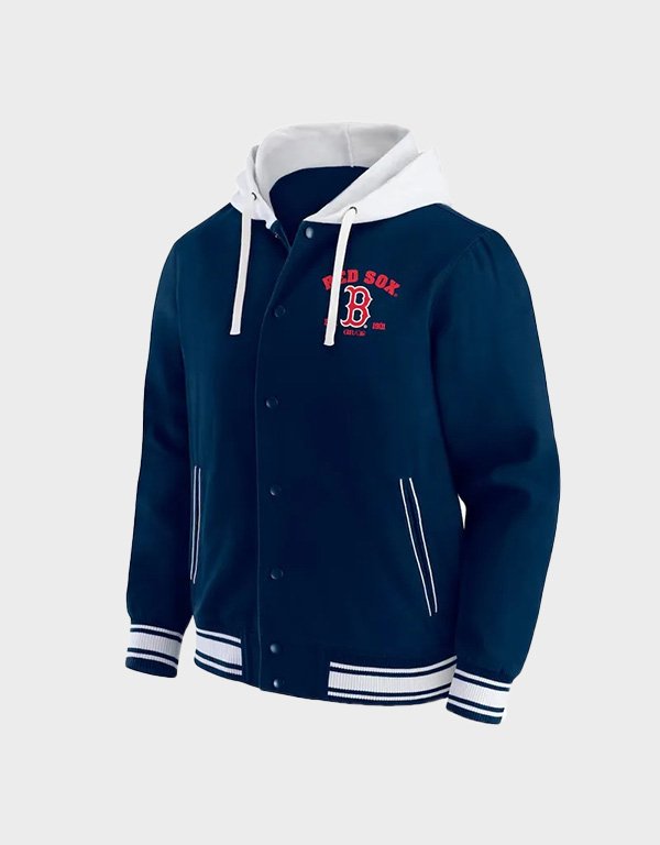 boston red sox hooded jacket boston red sox hooded jacket