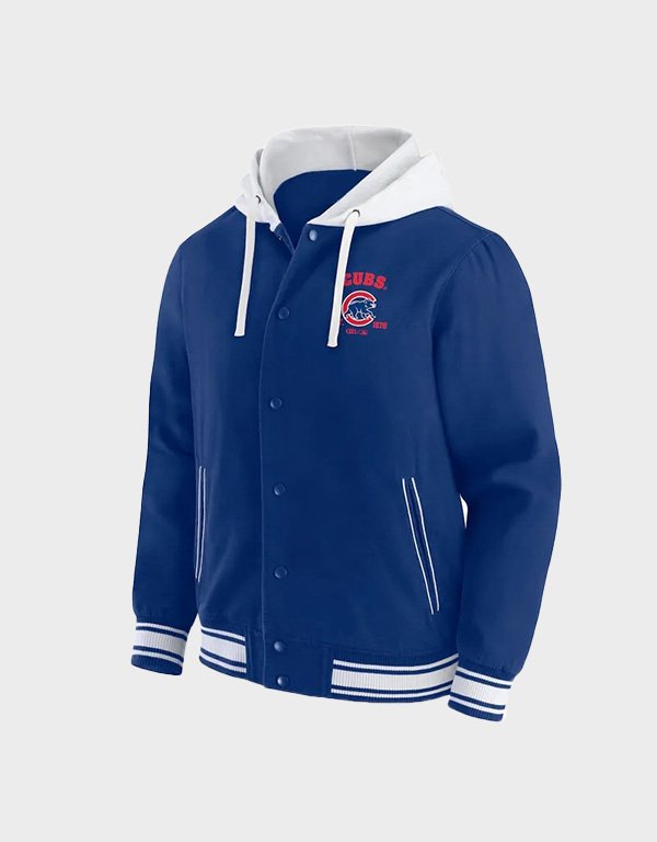 chicago cubs hooded jacket chicago cubs hooded jacket