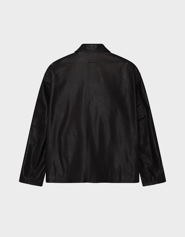 fear of god leather rider black jacket fear of god leather rider black jacket