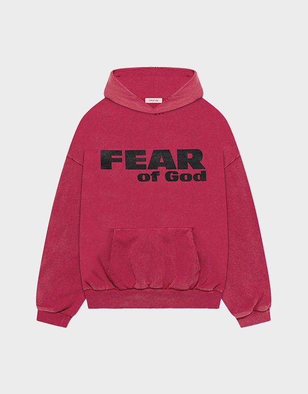 fear of god vintage fear is gone red hoodie fear of god vintage fear is gone red hoodie