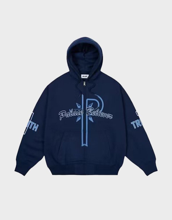 palace believer zip hoodie palace believer zip hoodie