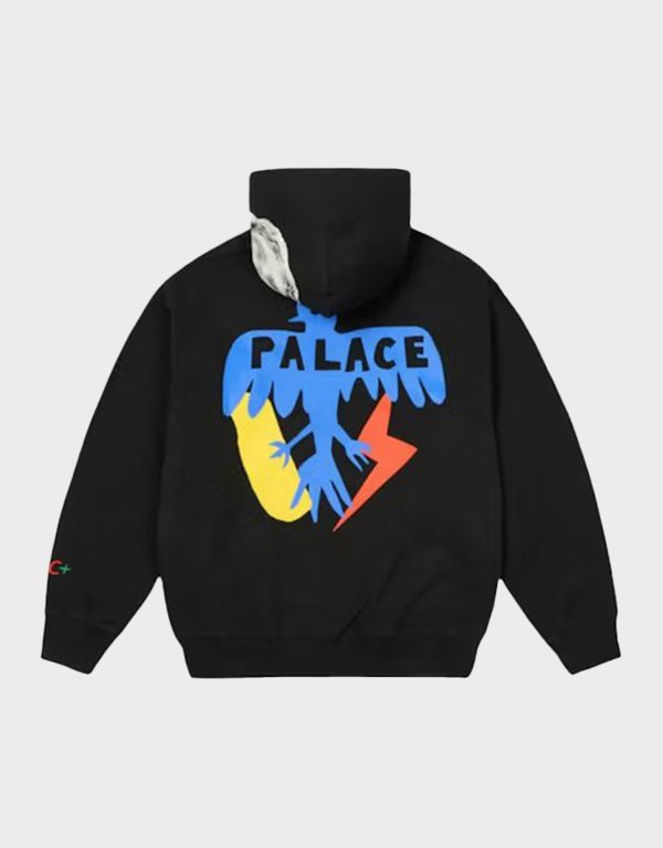 palace x jcc black pullover hoodie palace x jcc black pullover hoodie