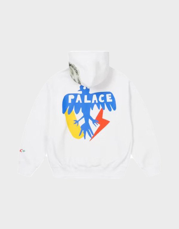 palace x jcc white pullover hoodie palace x jcc white pullover hoodie