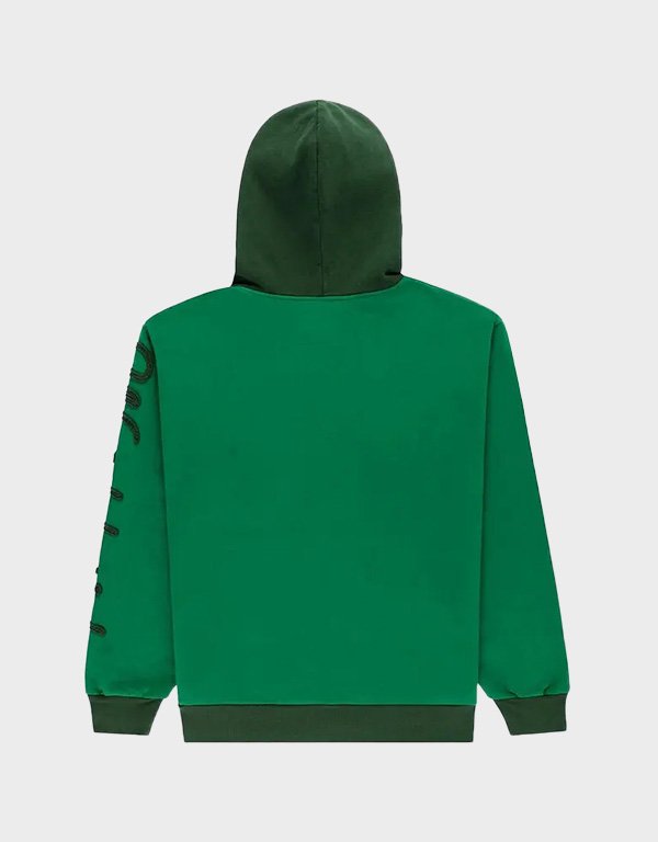 sp5der triple 5 stitch green zip up hoodie sp5der triple 5 stitch green zip up hoodie