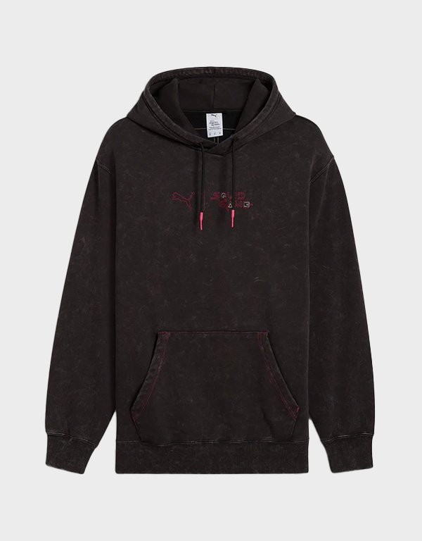 squid game x puma graphic black hoodie squid game x puma graphic black hoodie