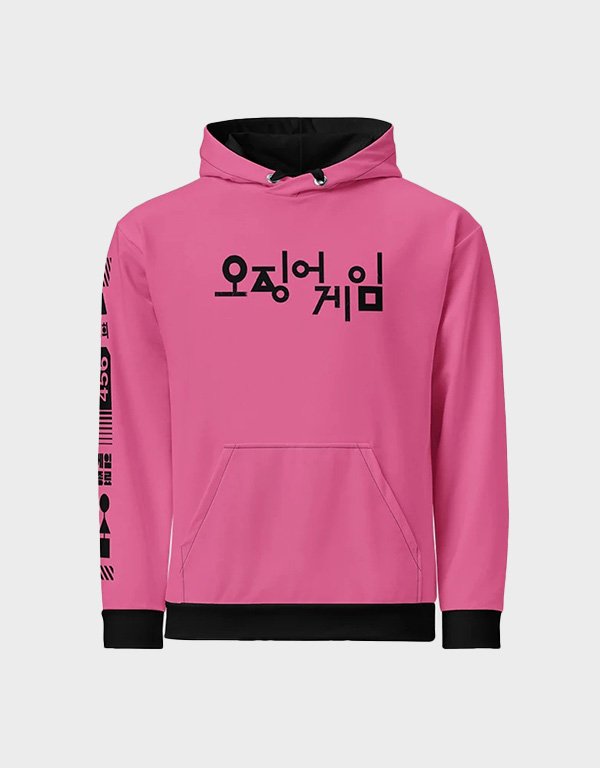 squid game young hee techware pullover hoodie squid game young hee techware pullover hoodie