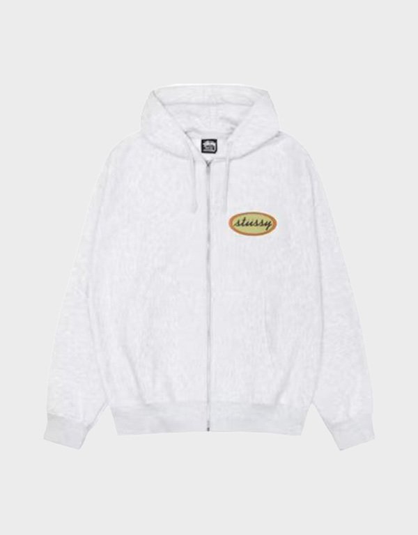 stussy x our legacy oval ash heather pullover hoodie stussy x our legacy oval ash heather pullover hoodie