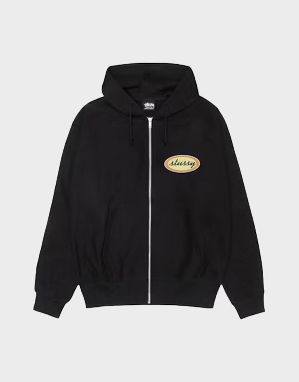 stussy x our legacy work shop oval zipper hoodie stussy x our legacy work shop oval zipper hoodie