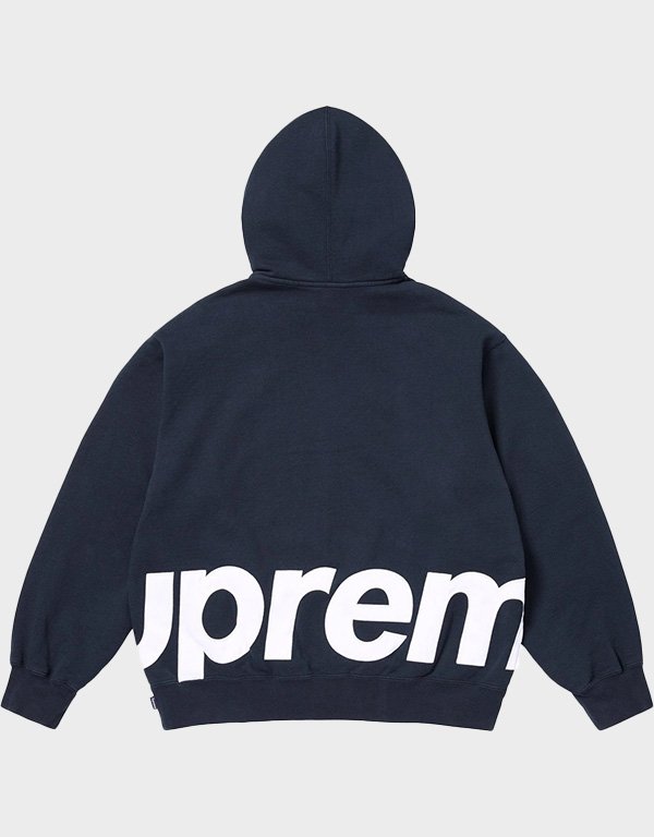 supreme big logo zip up hoodie navy supreme big logo zip up hoodie navy
