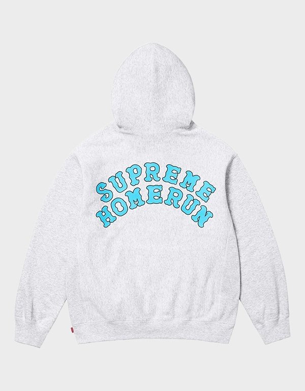 supreme homerun pullover ash grey hoodie supreme homerun pullover ash grey hoodie