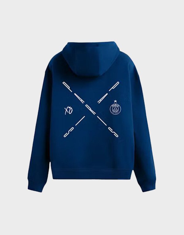 the weeknd psg x xo blue hoodie the weeknd psg x xo blue hoodie