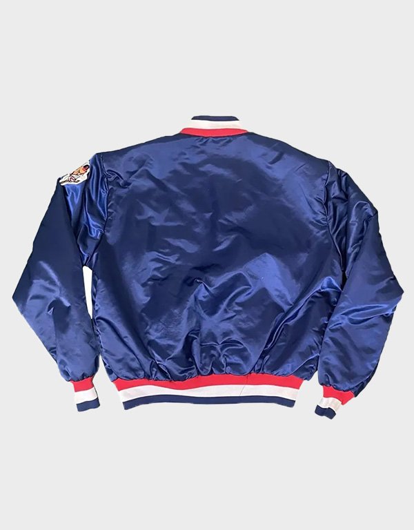 vintage buffalo bisons baseball blue satin jacket vintage buffalo bisons baseball blue satin jacket