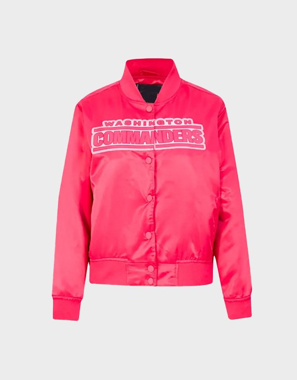 washington commanders triple pink jacket washington commanders triple pink jacket