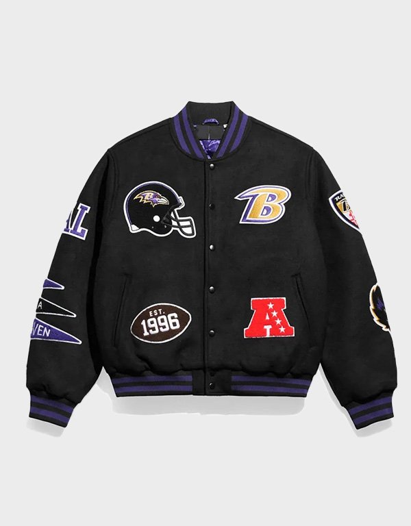 baltimore ravens pennant wool jacket baltimore ravens pennant wool jacket