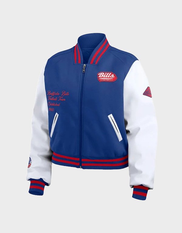 buffalo bills varsity jacket buffalo bills varsity jacket