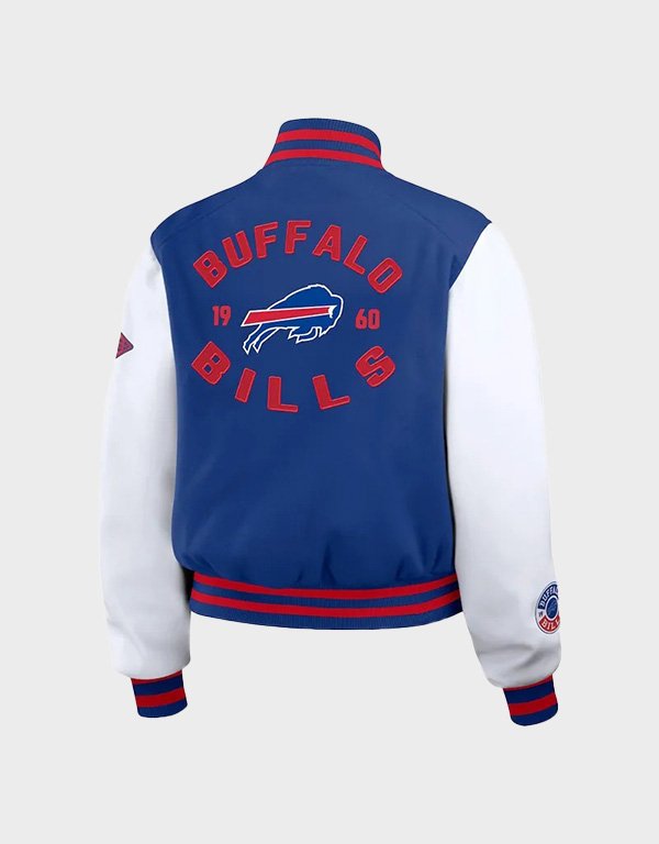 buffalo bills varsity royal and white jacket buffalo bills varsity royal and white jacket