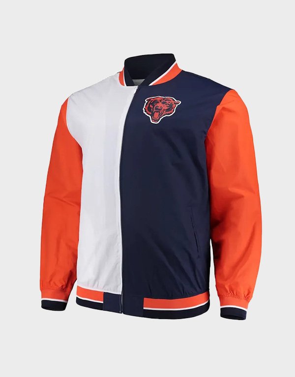 chicago bears team history 20 warm up jacket chicago bears team history 20 warm up jacket