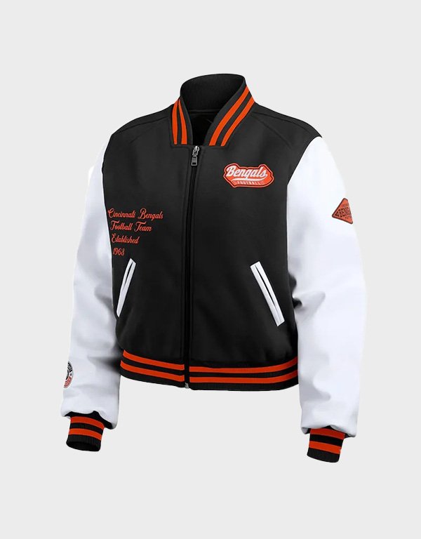 cincinnati bengals varsity jacket cincinnati bengals varsity jacket