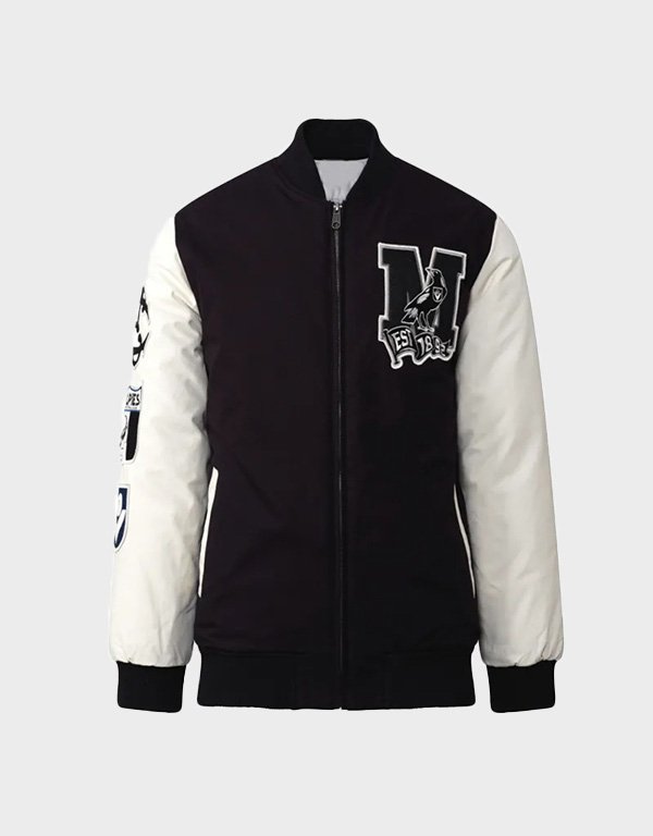 collingwood magpies collegiate jacket collingwood magpies collegiate jacket