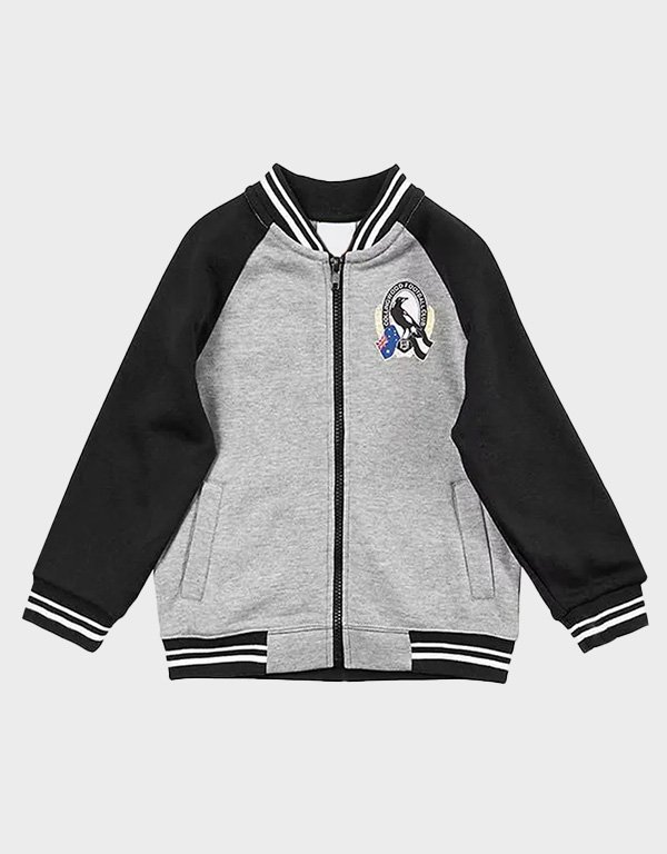 collingwood magpies gray and black jacket collingwood magpies gray and black jacket