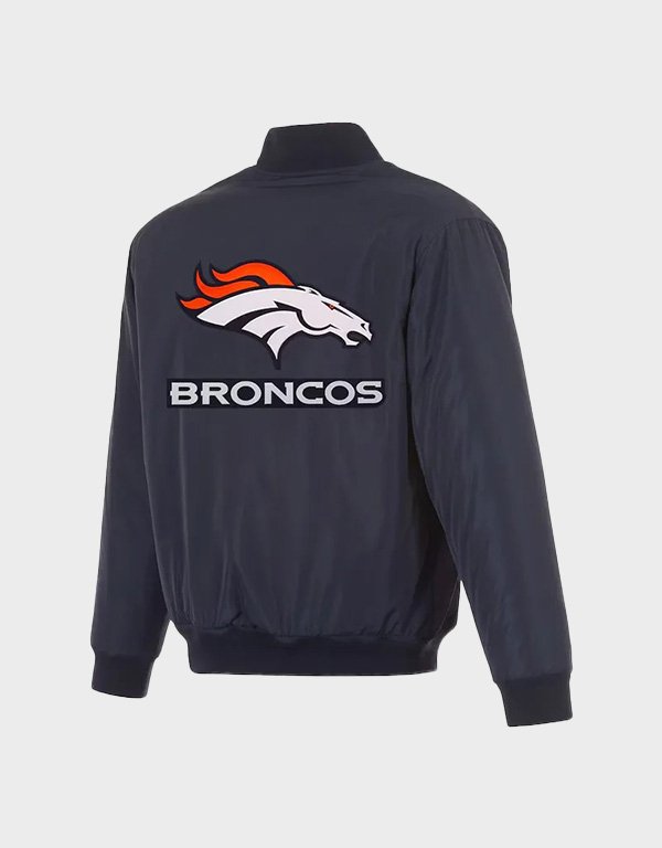 denver broncos flight navy full zipper jacket denver broncos flight navy full zipper jacket