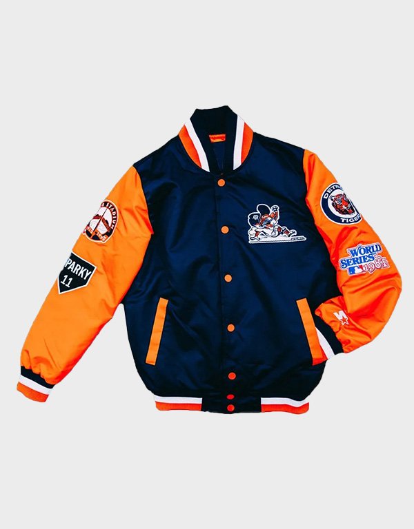 detroit tigers mopkins satin jacket detroit tigers mopkins satin jacket