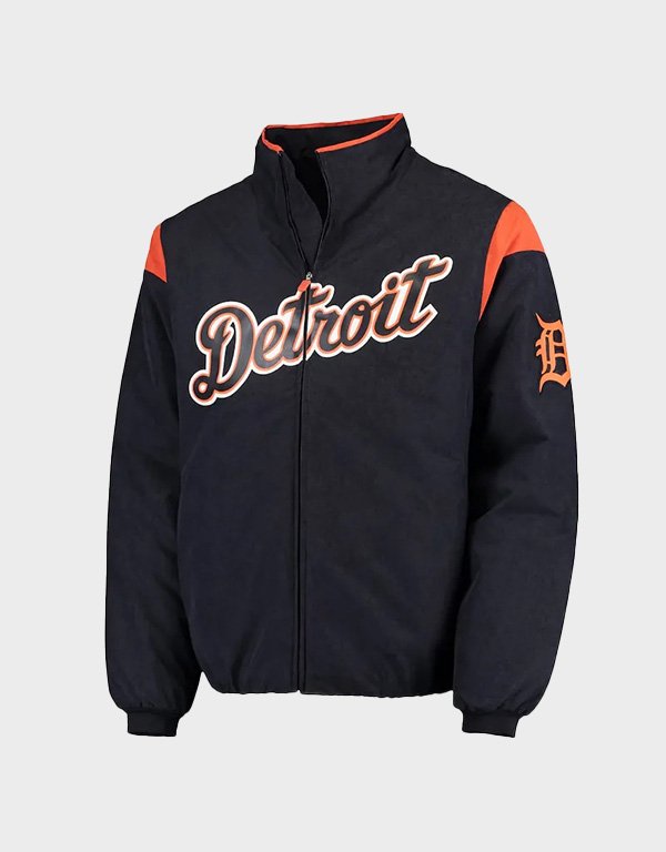 detroit tigers on field thermal black jacket detroit tigers on field thermal black jacket