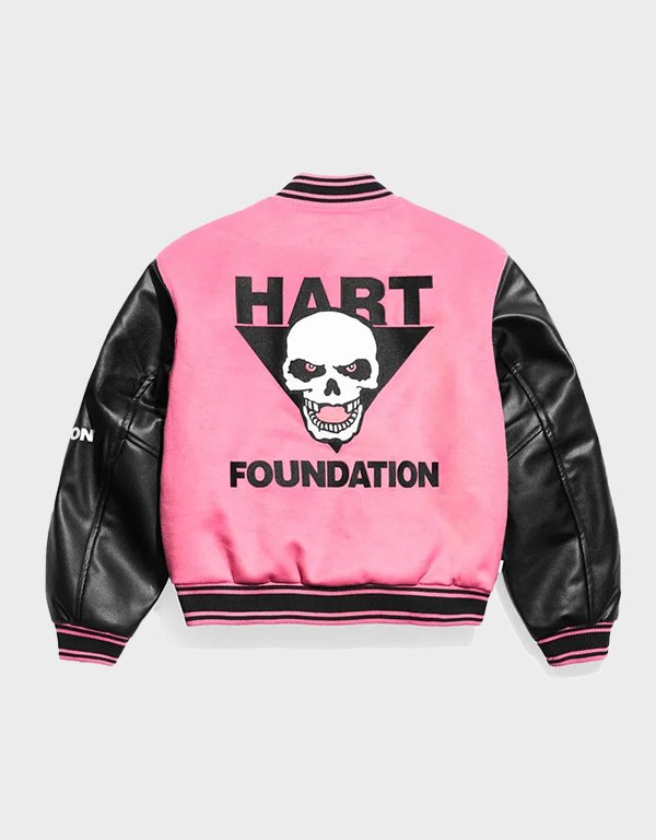 foundation bret hart varsity jacket foundation bret hart varsity jacket