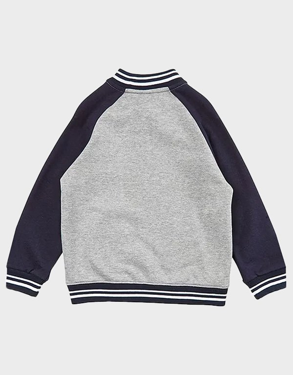 geelong cats gray and navy varsity zipper jacket geelong cats gray and navy varsity zipper jacket