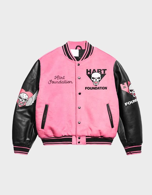 hart foundation varsity jacket hart foundation varsity jacket