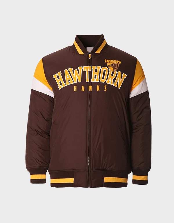 hawthorn hawks fan brown jacket hawthorn hawks fan brown jacket