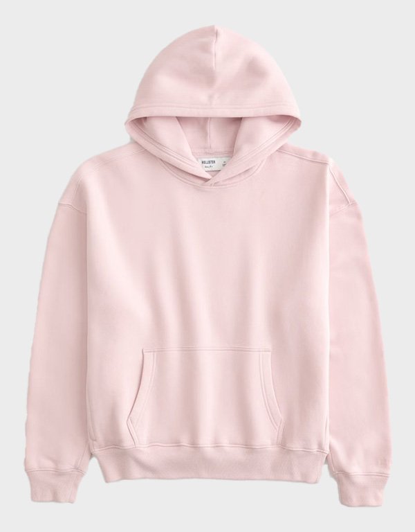 hollister boxy light pink hoodie hollister boxy light pink hoodie