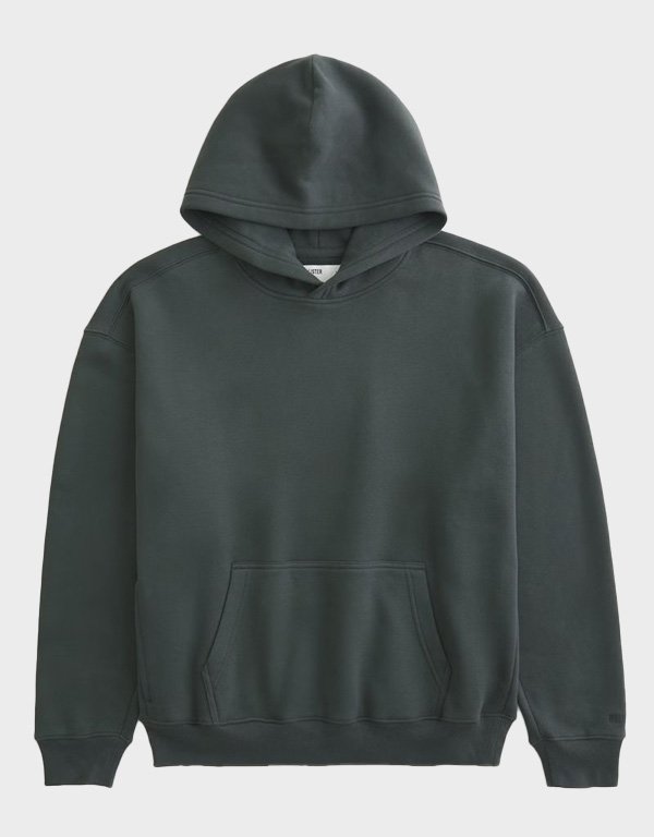 hollister boxy shadow green hoodie hollister boxy shadow green hoodie