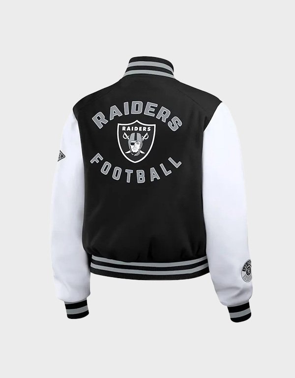 las-vegas-raiders-black-and-white-full-zip-jacket