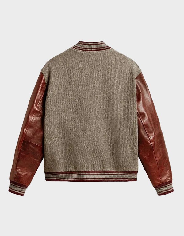 michael buble the voice gray maroon varsity jacket michael buble the voice gray maroon varsity jacket