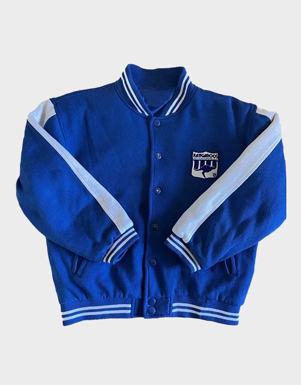 north melbourne 1990s royal varsity jacket north melbourne 1990s royal varsity jacket
