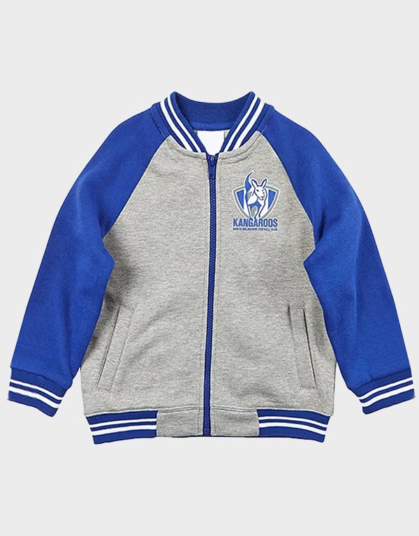 north melbourne varsity fleece jacket north melbourne varsity fleece jacket